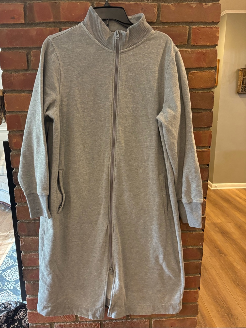 Duluth Trading Co. Full-Zip Long Sweatshirt Robe